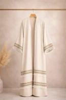 Ramazan Özel İşlemeli Abaya – 1748