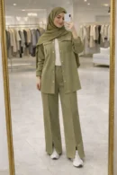 Cep Detaylı Gömlek & Pantolon İkili Takım | 1760